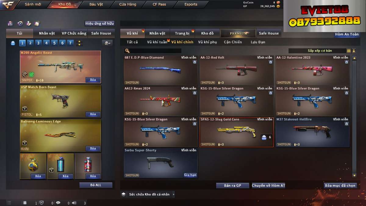 shop acc cf uy tin gia re